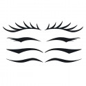 tatouage temporaire yeux eye liner