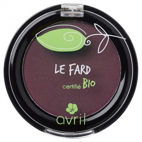 Fard à paupières Certifié bio prune mat