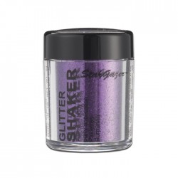 paillettes corps , cheveux & ongles lilas