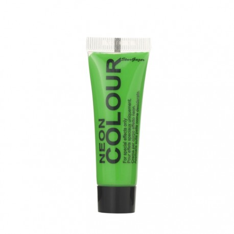 maquillage visage et corps UV vert