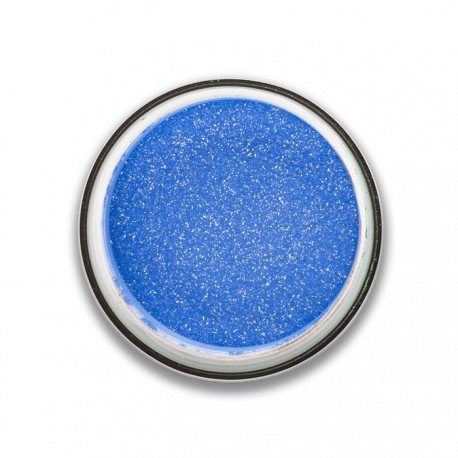 ombre à paupières poudre glitter bleue