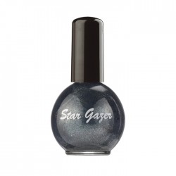 vernis à ongles holographique : noir argenté - 306