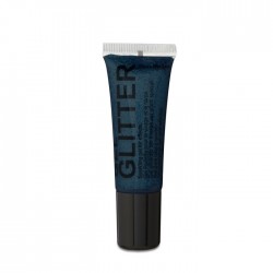 gel glitter visage corps et cheveux bleu marine