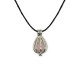 collier pendentif cage quartz rose