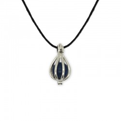 collier pendentif cage sodalite