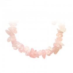 bracelet baroque quartz rose