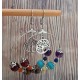 Boucles d'oreilles 7 chakras