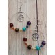 Boucles d'oreilles 7 chakras