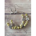 Boucles d'oreilles Jade de chine