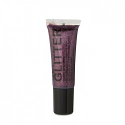 gel glitter visage corps et cheveux violet